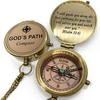 God's Path Compass  Christian Gifts for Men, Catholic Gifts, Baptism Gifts for Boys, Gifts for Teen Boys