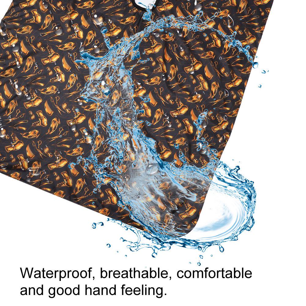 Stylish Pattern Hair Cutting Cape Cloth Waterproof Hairdressing Apron Barber Shop Accessories