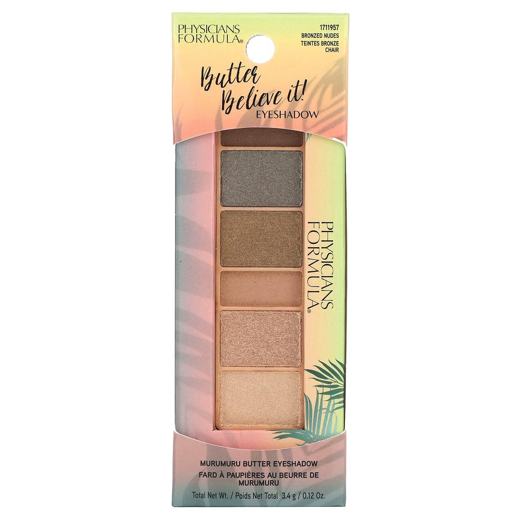 Physicians Formula Butter Believe It, Тени для век Murmur Butter, 1711957 Bronzed Nude, 3,4 г (0,12 унции)