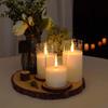 3Pcs Flameless Candle LED Night Lamp with Remote Control Flickering Flame Effect Battery Operated Candles Party Decorations