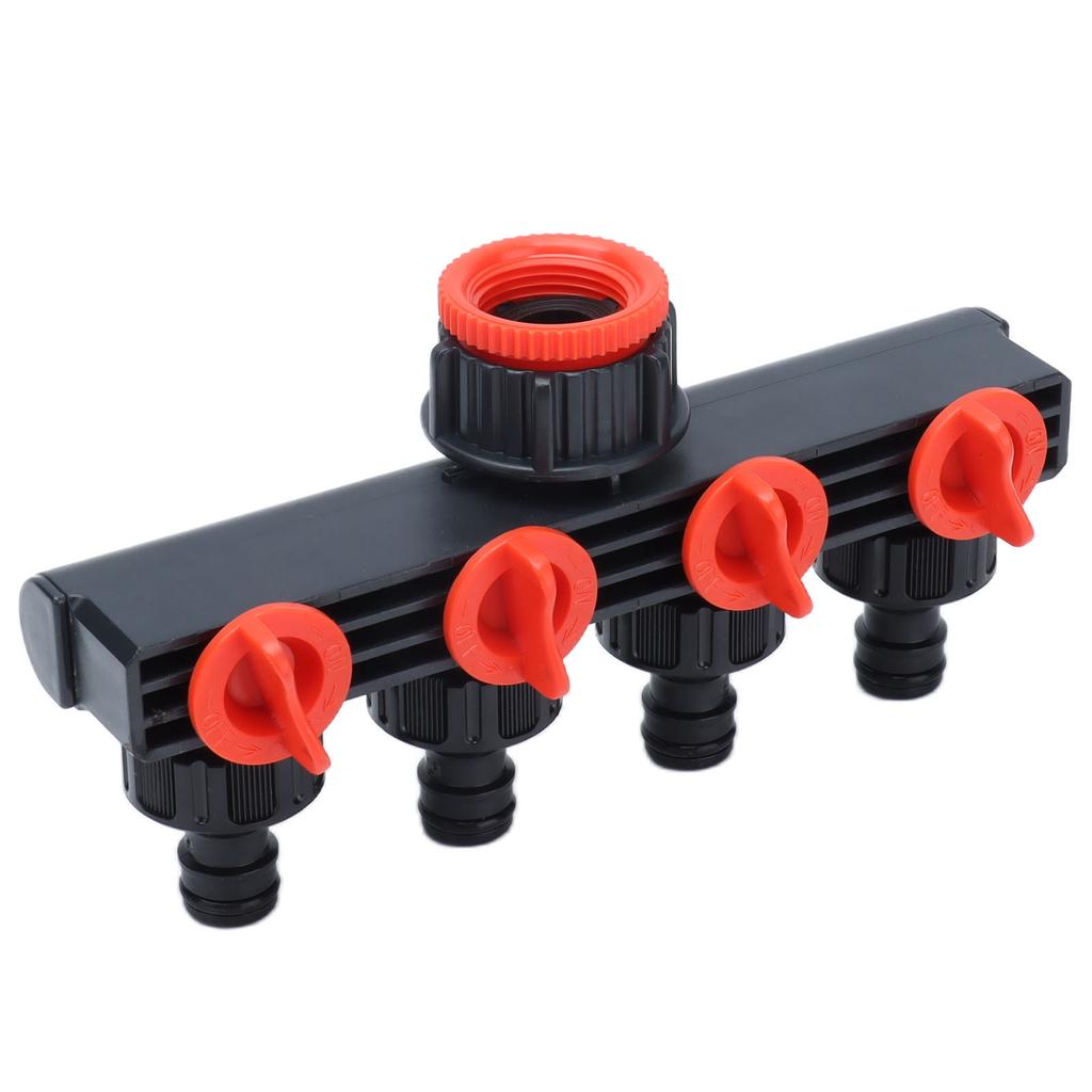 4-ходовой соединитель для шланга, садовый шланговый разветвитель, герметичный для садоводческого сельскохозяйственного орошения