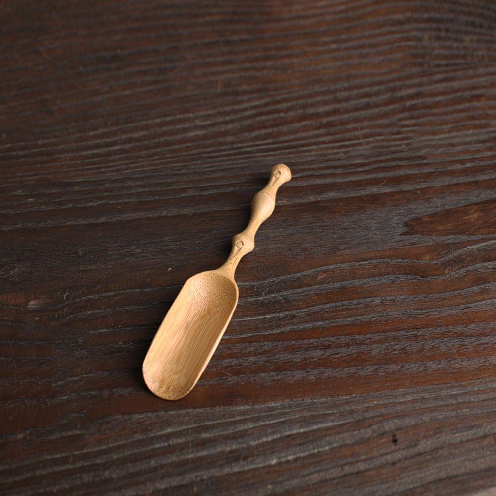 Bamboo High Temperature Resistance Practicality Retro Tea Spatula Teaspoon Tea Set Tea Shovel