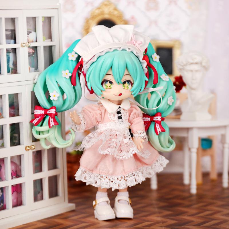 Одежда OB11 Розовый Набор Платье и Юбка Украшения для Одежды Molly, Тело GSC, Одежда для Кукол 1/12bjd Игрушечная Одежда