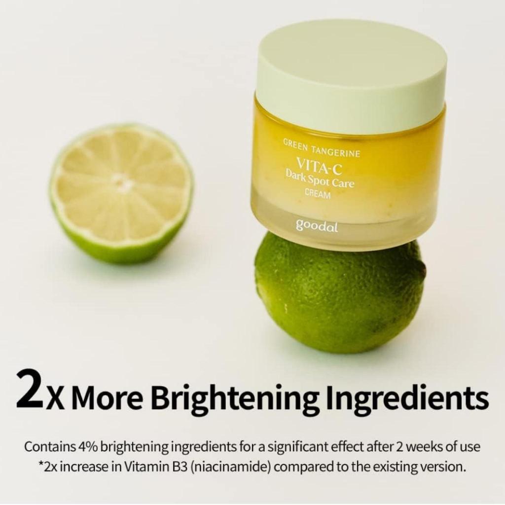 Goodal Green Tangerine Vita C Сыворотка для ухода за темными пятнами 40 мл+Сыворотка для загара 50 мл+Крем 50 мл