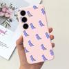 For Samsung S24 Ultra S24 Plus Case For Samsung Galaxy S24 A24+ Phone Cover Cute Cat Moon Night Cow Soft Silicone Case Coque Bag