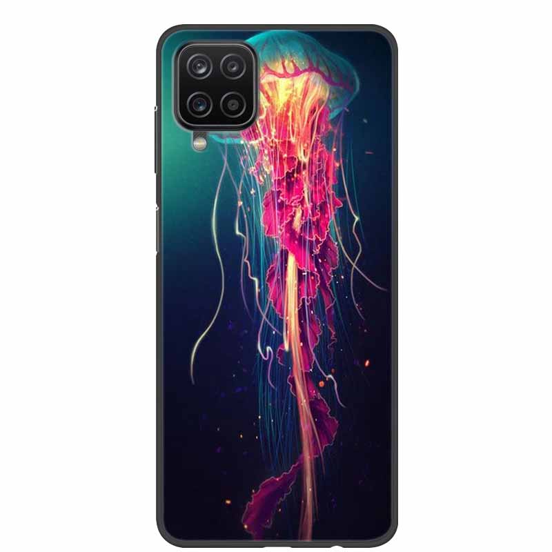 Чехол для Samsung A12 Мраморный Мягкий Силиконовый Задний Чехол для Samsung Galaxy A12 GalaxyA12 Nacho A 12 SM-A125 Чехол для Телефона Coque Fundas
