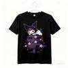 Kuromi Funny Christmas T Shirt Couple Holiday Street Style Outfit Cute Casual Fashion Comfortable Breathable Unisex Cotton