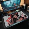 Anime Girls Samurai Oni Mask Mousepad Large Computer Gaming Accessories 400x900mm Gamer  Mouse Mat Office Rubber Long Desk Mats