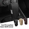 Universal Durable Leather Car Shift Knob Handbrake Cover for Jeep Wrangler Compass Renegade Gladiator Avenger Patriot AKT1