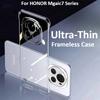 Для Honor Magic 7 6 5 Pro 5Lite 7RSR Безрамочный ПК Чехол для телефона magic7 6pro 5lite Прозрачная Ультратонкая Задняя крышка
