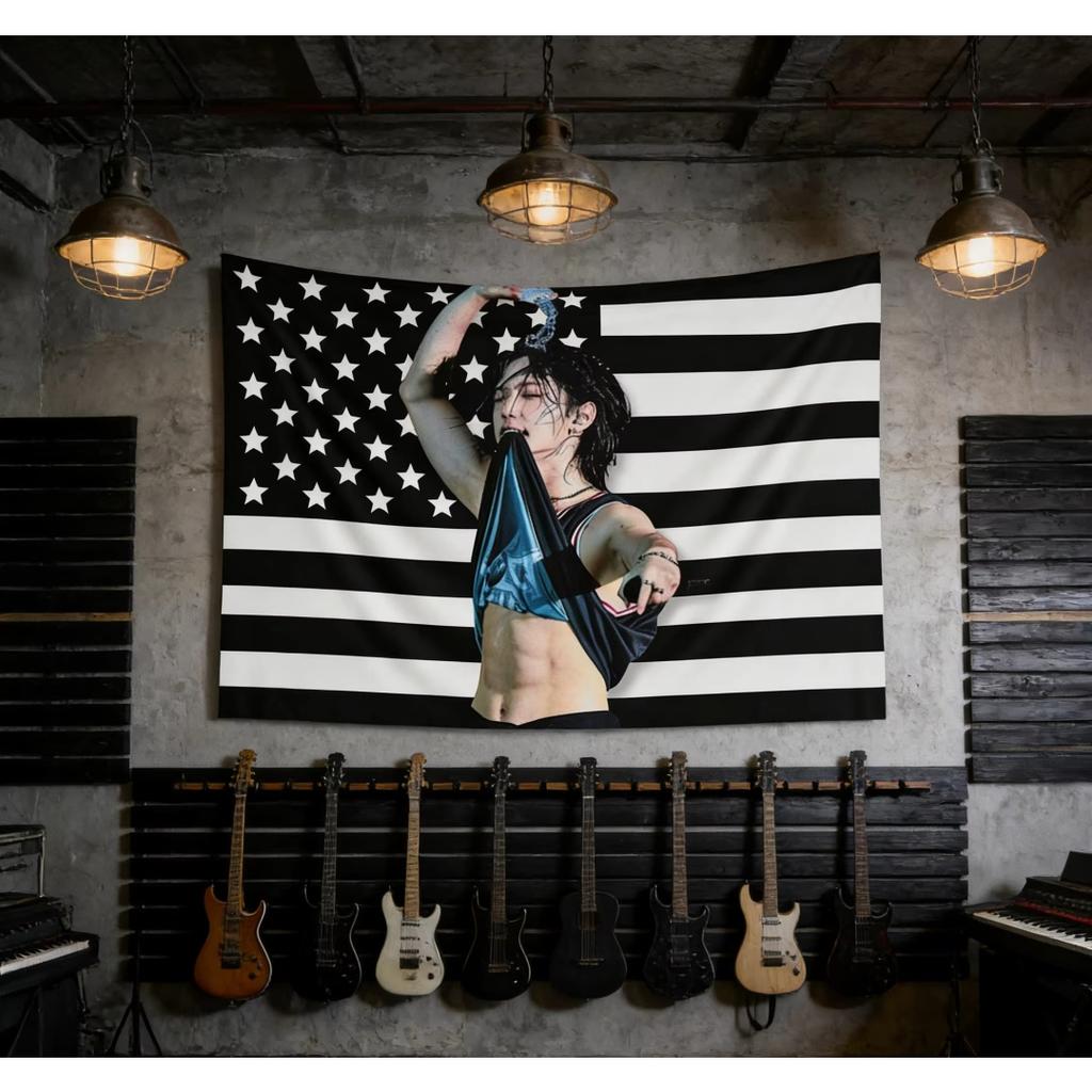 SKZ Felix Abs America Tapestry Kpop Merch Birthday Concert Decor SKZ Dominate Fan Gift Room tapestry wall decoration