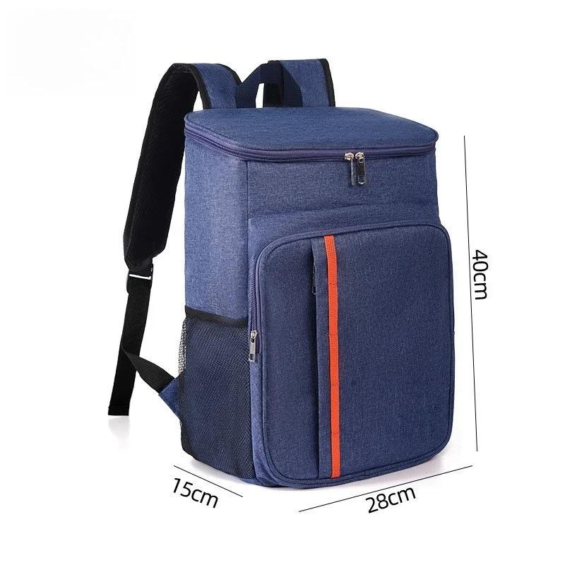 Large Capacity Double Shoulder Insulated Bag Durable Oxford Cloth Picnic Camping Sports Backpack for Outdoor Cold Ice Retention