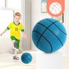 Бесшумный баскетбольный мяч для дриблинговых тренировок в помещении. Высокоплотный пенный баскетбольный мяч для тренировок в помещении. Бесшумный мяч.