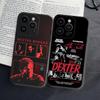 Чехол для телефона Декстер Морган для iPhone 17 16 15 11 12 14 13 Pro Max Mini X XS XR 7 Plus 17E Air Ударопрочный силиконовый чехол Fundas