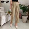 Commuter Slicker Slim Slim Pocket High Waist Wide Leg Pants 100 Belt Wide Leg Casual Suit Pants for Women