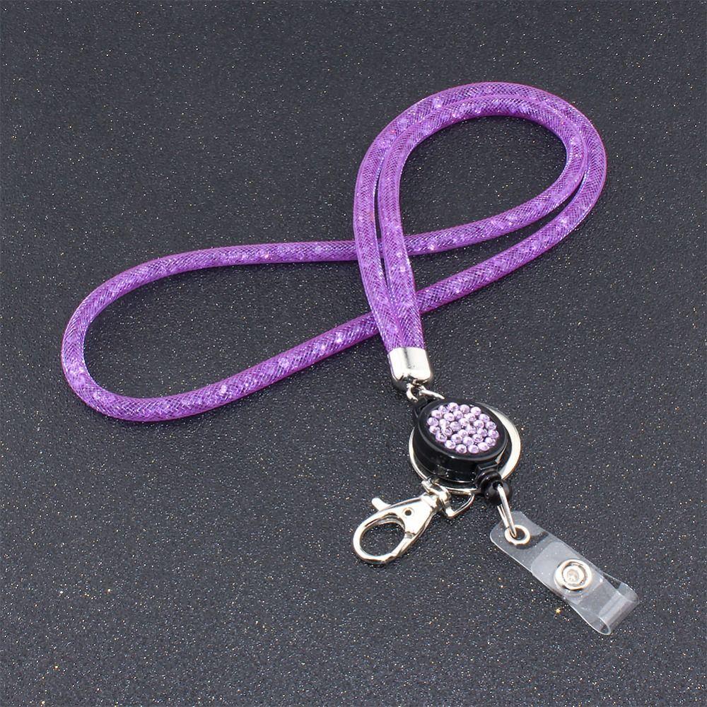 3 in 1 Portable Women Multi Color For Keys Id Card Retractable Lanyard Lanyard Keyring Phone Strap Key Strap Badge Holder