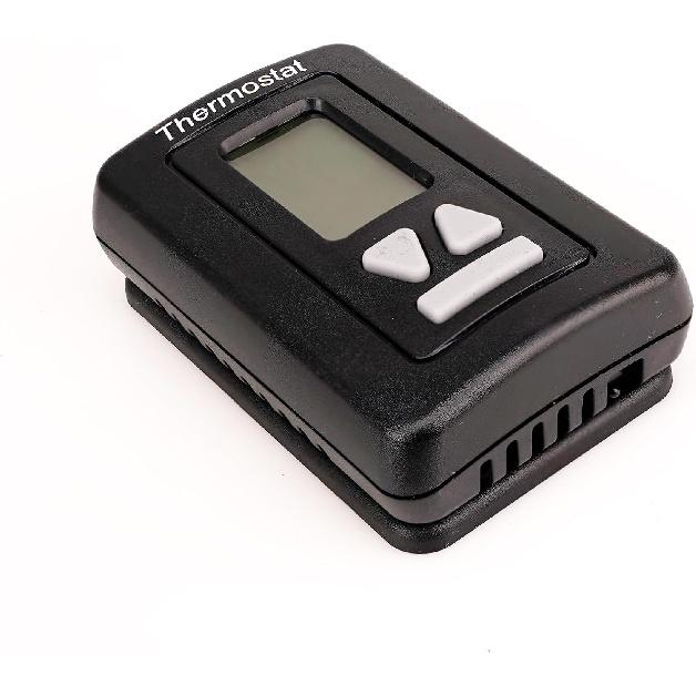 RV Thermostat 94303382 12V,9430,Replacement Black Digital RV Thermostat Hot/Cool Compatible Machine 9430-338