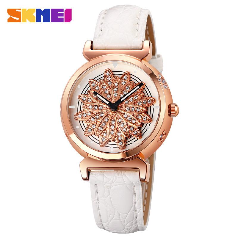 Moments are beautiful, times come and go, round women's watches, trendy diamonds, personalized creativity, Internet celebrities, waterproof watches