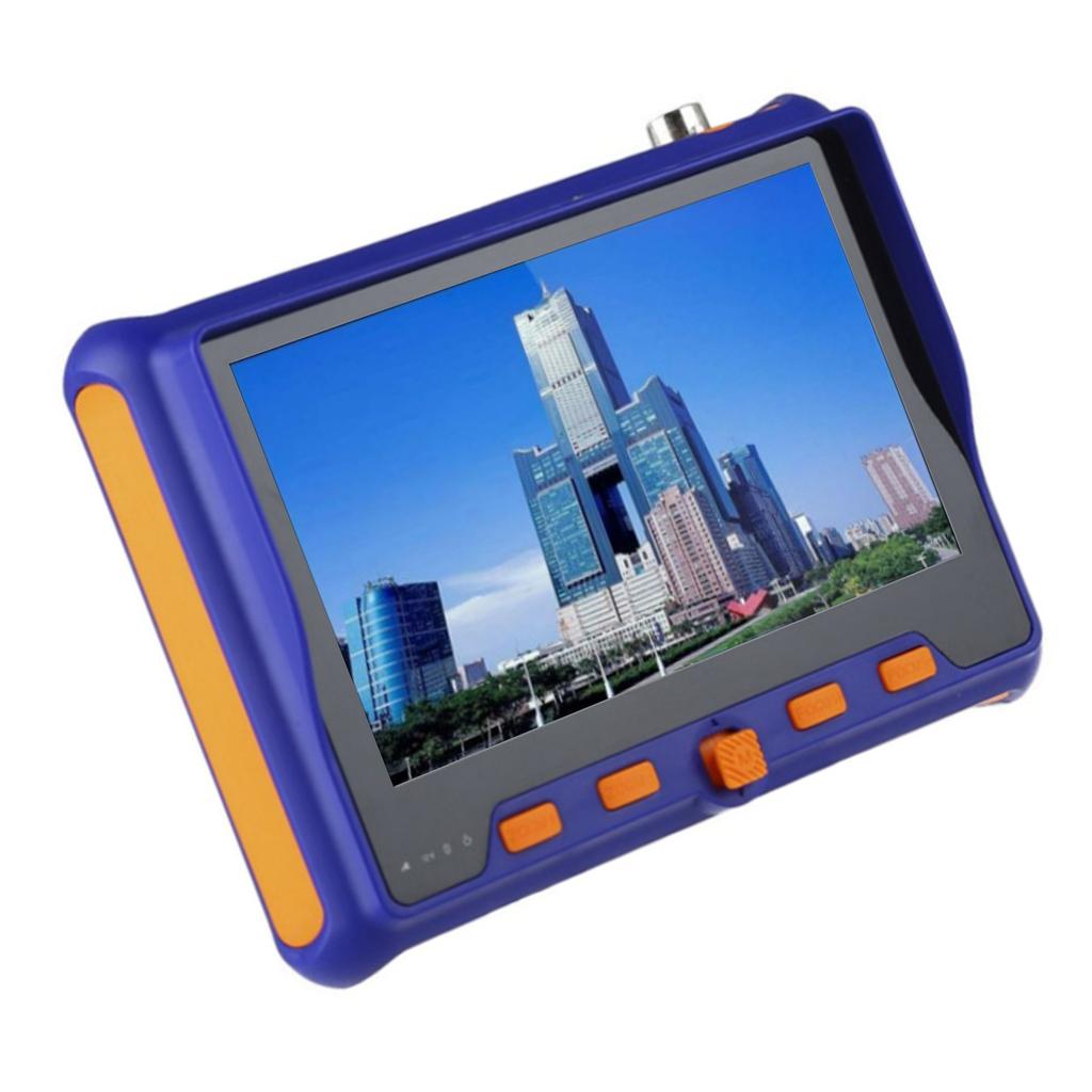 5in CCTV Tester Coaxial AHD CVI TVI HD Camera Video Monitor CCTV Tester 100‑240V US Plug