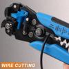 Инструмент для зачистки проводов 24-10 AWG (0,2-6 мм²) YE-1SE, автоматический инструмент для зачистки проводов 3 в 1 с функцией резки и обжима