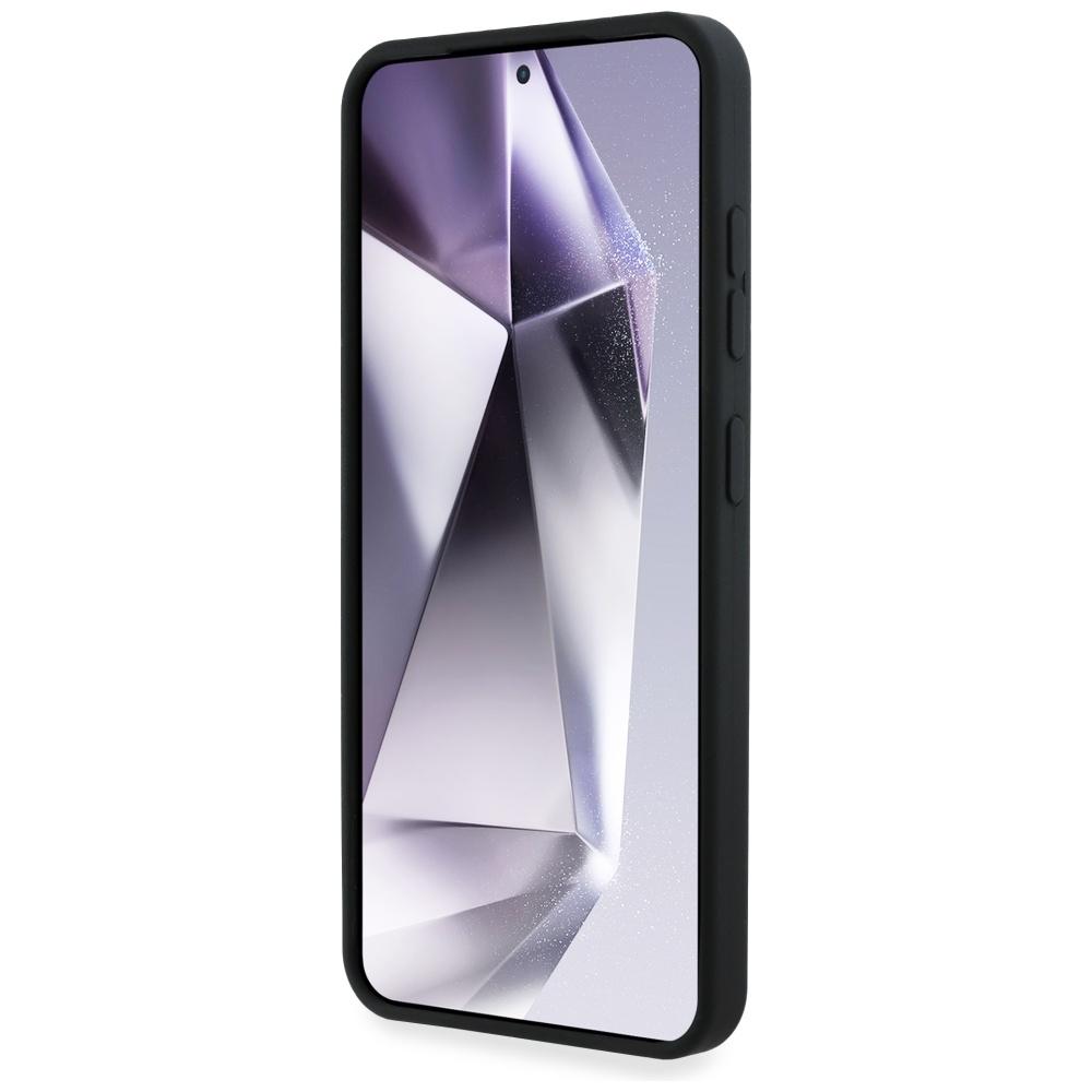 Etui Karl Lagerfeld Silicone Double      Heads And Circle Magsafe Do Samsung Galaxy S25+ Czarny