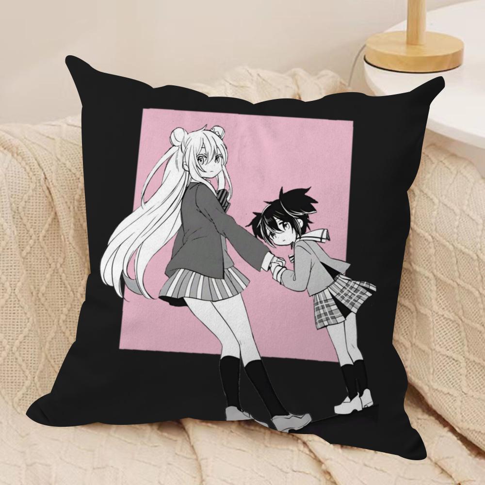 HHappy SSugar Life Cushion Cover Soft Plush Fabric DoubleSided Printed Sofa Cushion Cover for All Seasons Home Decor Gift