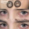 Contact Lenses Graded 0.0~-8.00 Blackspot Series MillCreek Brown/gray Doll Eye 2pcs Soft Lense Diameter 14.2MM Eye-Yearly Use