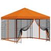 Garden Pavilion with Side Walls 3 x 3 m Orange