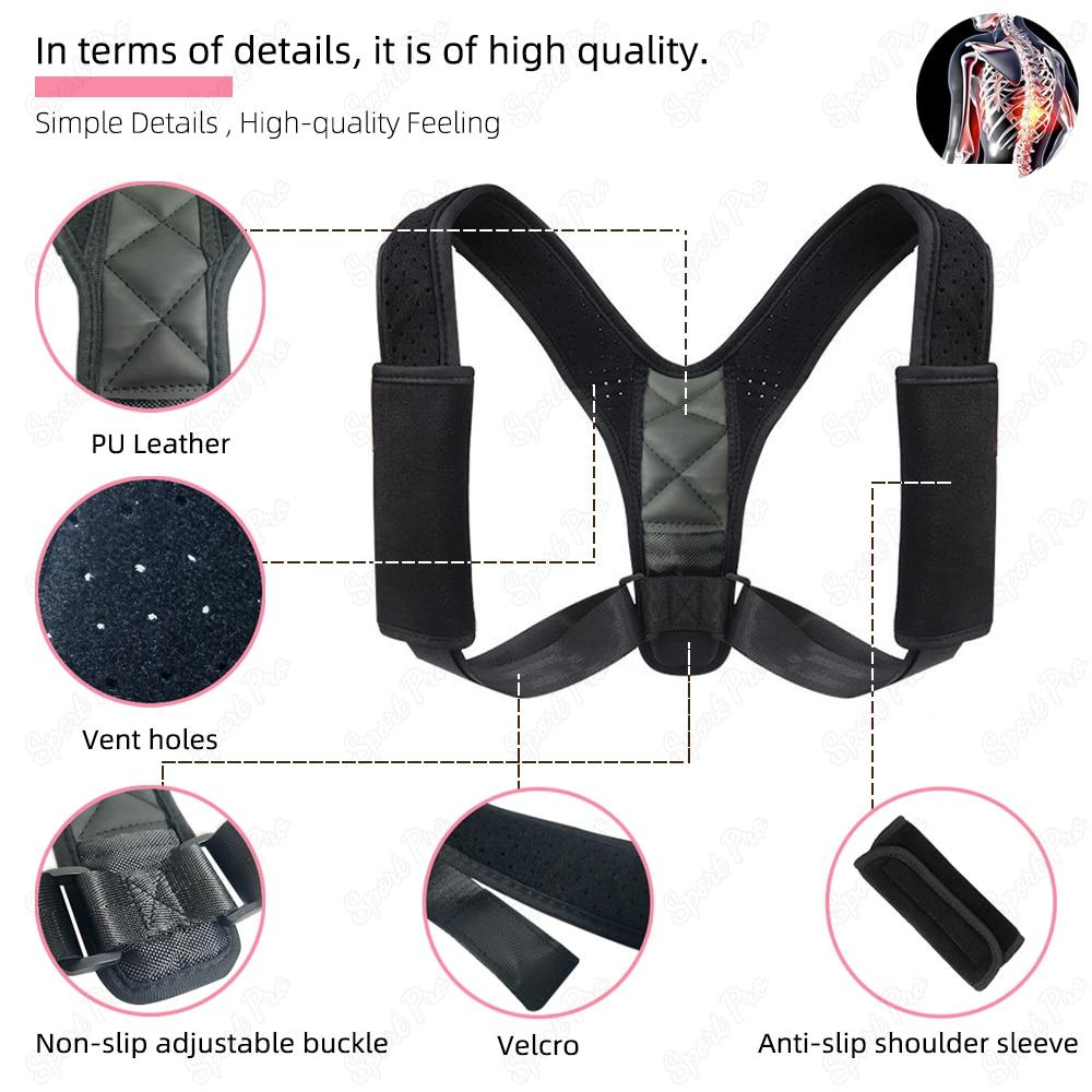 Регулируемый корректор осанки, простая поддержка спины, бандаж для спины, коррекция осанки позвоночника, коррекция осанки, здоровье