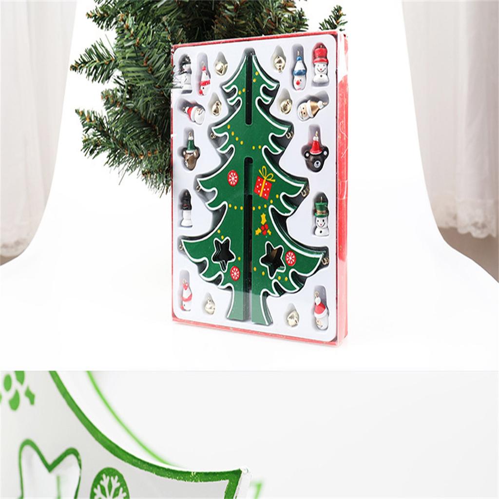 Рождественское деревянное 3D украшение в виде елки, праздничный декор, настольное украшение, аксессуар, сувенир для рождественской вечеринки в помещении