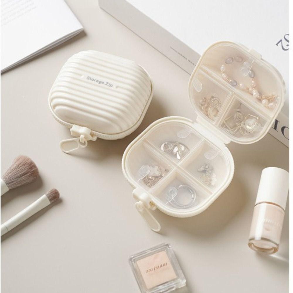 Portable Pill Box with Lid Pill Storage Box New Medicine Dispenser