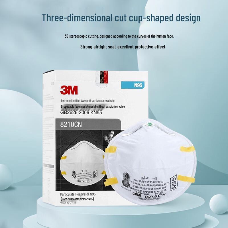 3M KN95 Head-mounted Particulate Respirator (10-Pack)