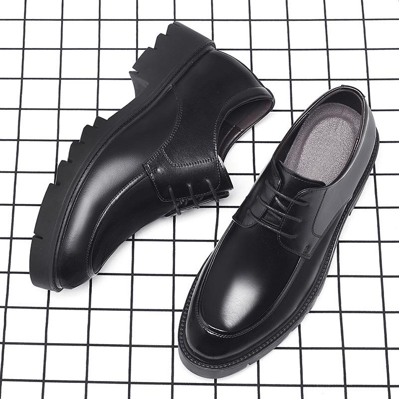 8-10cm Height Increasing Shoes for Men Summer Autumn Inside High Shoes Men's Hollow Business Dress Men's Elevator Shoes