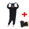 Unisex Adult Pajamas Kigurumi Cosplay Costume Animal Onesie Sleepwear With Shoes