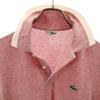 РУБАШКА LACOSTE 70-х годов Сделано во Франции Винтажная Поло с коротким рукавом 2 Красная Мужская Б/У