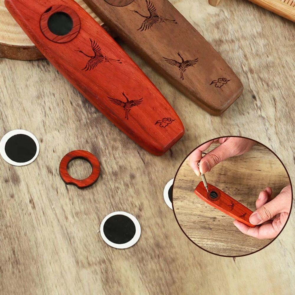 Portable Wind Instrument Professional Musical Instruments Flutes Wooden Kazoo Kids Gift