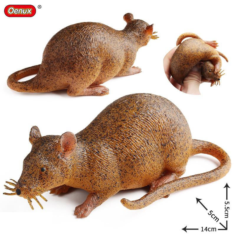 Игрушка-прорезыватель для кошек Мышка из прочного пластика для кусания и самостоятельной игры