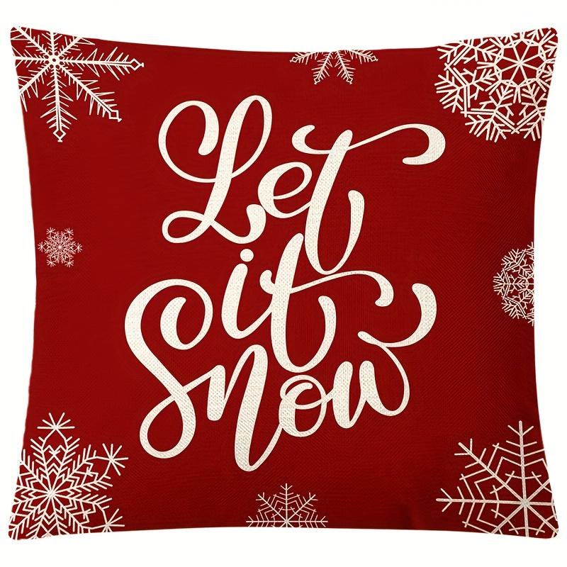 1 шт., Рождественская квадратная наволочка 18''x18'', односторонняя наволочка с геометрическим рисунком на молнии, декор на Хэллоуин