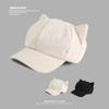 Korean Version of Cute Cat Ears Hat for Women Octagonal Hat British Retro Sweet Duck Tongue Beret  Japanese Newsboy Hat for Men