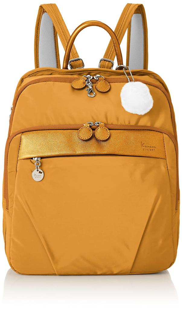 Rucksack with Pocket Ladies A4 Size Multifunctional Orange [Kanana Project] PJ1-4th Anti-Virus No.67645