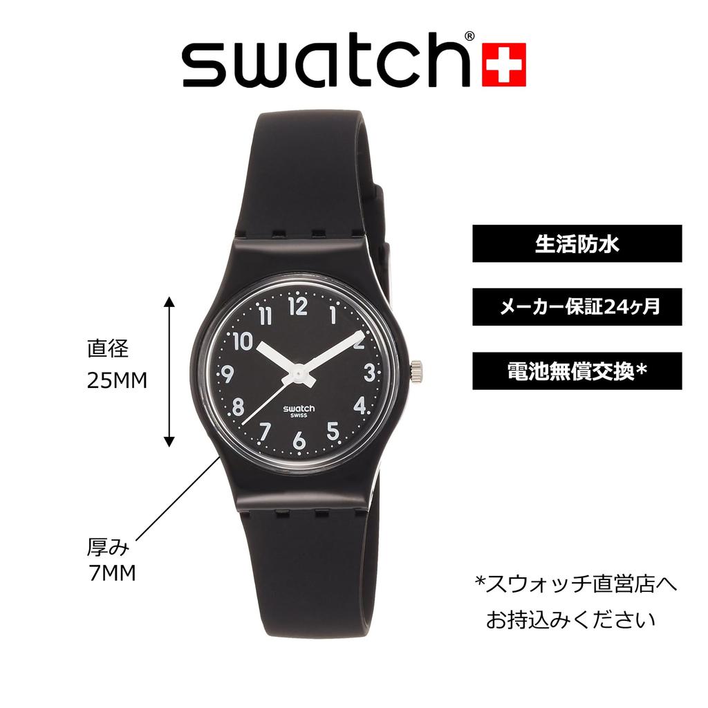 Часы LADY LADY BLACK SINGLE LB170E Black [Swatch]