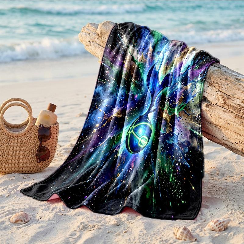 Tottenham Hotspur Print Microfiber Beach Towel Quick Dry Absorbent Large Towel For Beach Swimming Travel