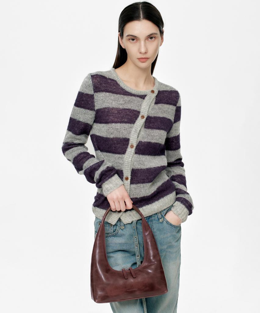 Margesherwood Hobo Shoulder_Wine Pull-Up