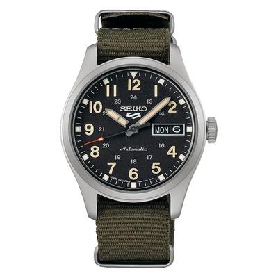 Часы Seiko 5 Sports SBSA201, Полевые, Средний размер, Автоматические, Нейлоновый ремешок