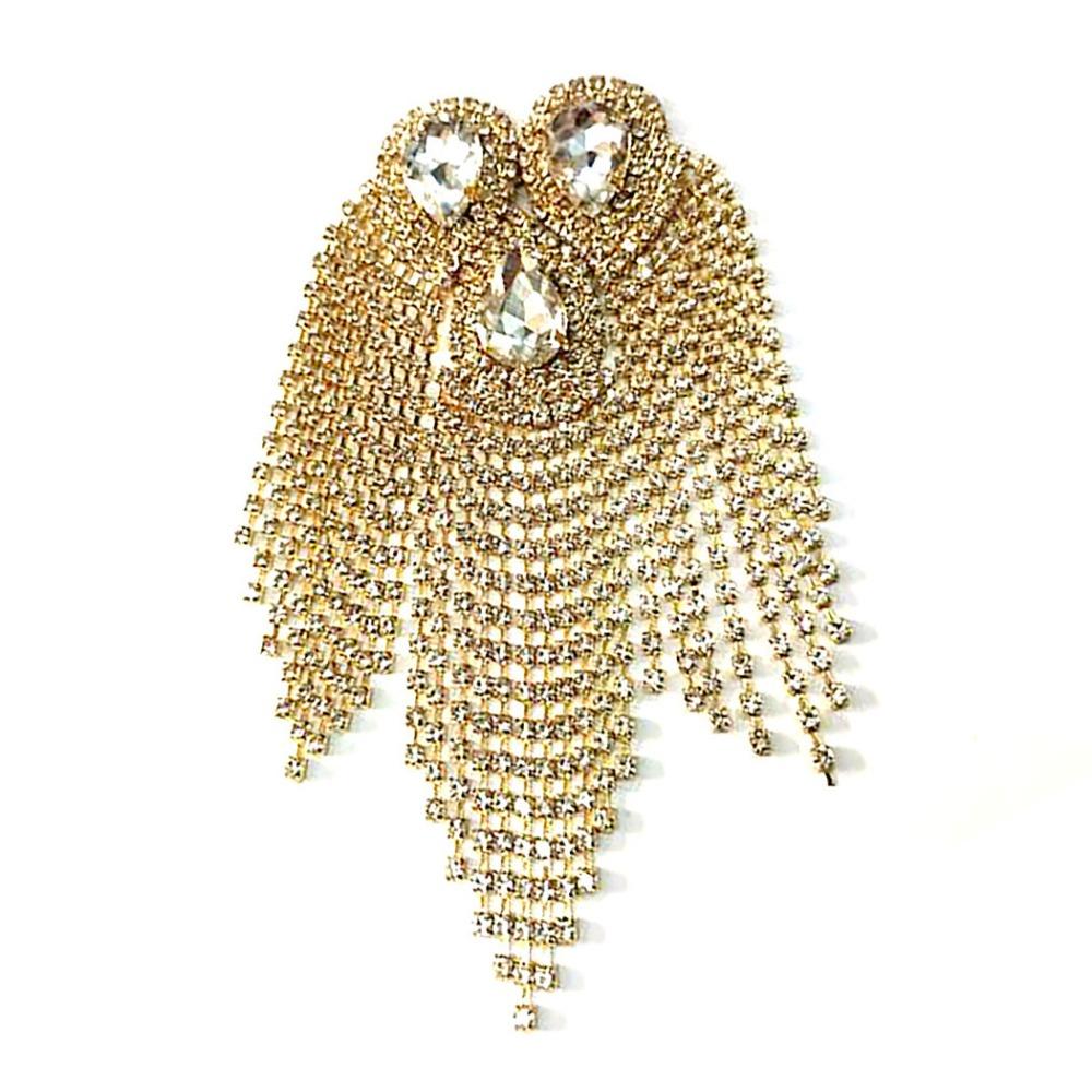 Brooch Brooch Shoulder Board Epaulets Jacket Vintage Brooch Tassel Chain Epaulette Women