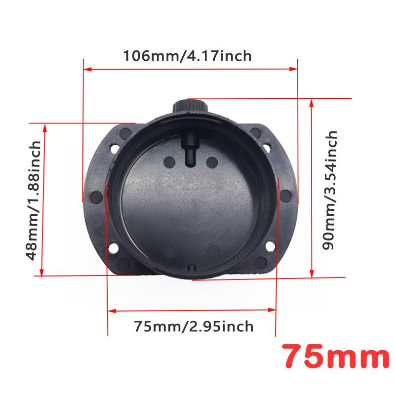 75 мм для Webasto Eberspacher, соединитель воздуховода, регулирующий клапан с воздушным дизельным стояночным обогревателем, соединительный соединитель для воздуховодов