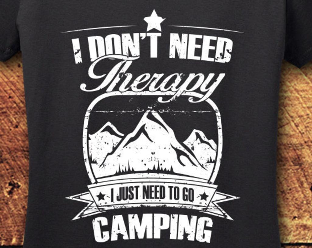 Camping Therapy, Camping T Shirt, Camping TShirt, Camping T-Shirt, Camping Shirt, Camping Shirt For Women, Shirt, Tee, T Shirt