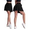 Женская плиссированная спортивная короткая юбка на весну и лето Женская короткая юбка Нескользящая подкладка Юбка с карманами Юбка для йоги Брюки