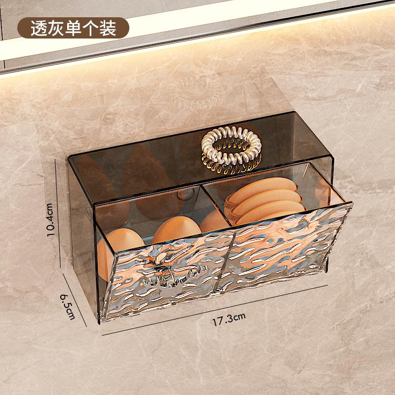 Коробка для хранения ватных дисков, бытовые аксессуары для ванной комнаты, портативный макияж, прозрачный настенный пылезащитный защитный ежедневный новый