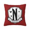 Герб Академии Nevermore (чистый) Квадратная Наволочка Чехол для Подушки Наволочка Чехол для Декоративной Подушки для Дома Дивана Гостиной